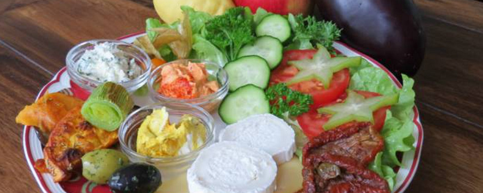Mittagessen in Kempten - vegetarisch - frisch und knackig - Mittagspause gesund 