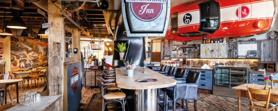 Mittags kann man gut und fein ins Motorworld Inn in Warthausen Essen gehen und genießen - Alle Restaurants, Café, Bar, Imbisse in und um Warthausen und Biberach mit wechselnden Mittagsangeboten und reichhaltiger Speisekarte