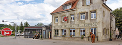 Motorworld Inn in Warthausen zum Mittagstisch Aussenansicht. Täglich aktuelle Tagesessen und Mittagsangebote in und um Warthausen und Biberach